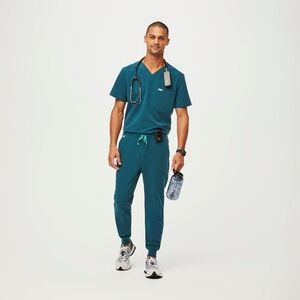 Figs Teal Joggers for Men